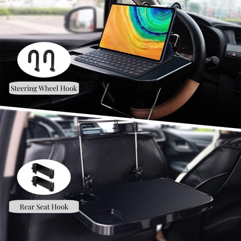 Portable Car Back Seat Tray Table for Laptop, Food, Work, and Travel - Universal Fit