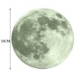 thumbnail image 3 of Bifavgk Dark 30Cm 3D Sticker Sticker Glow Large In Wall Removable The Moon Fluorescent Hangs Birthday Gifts For Women Room Decor Home Decor, 3 of 9