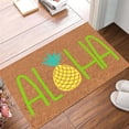 thumbnail image 1 of Tapis de Porte Imprimé Ananas pour Entrée - Solution de Sol en Polyester pour Extérieur et Zones de Porte d'Entrée, 1 of 6