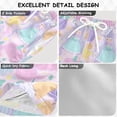 thumbnail image 4 of Pastel Princess Pumpkin Swim Trunks Quick Dry Beach Pool Board Shorts Lightweight Stylish Print Sizes 2T to XL, 4 of 8