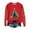 Red D, variant on Womens Christmas Sweatshirt Round Neck Long Sleeve Xmas Graphic Fashion Casual Loose Fit Pullover Tops (XL, Red)
