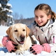 thumbnail image 6 of ThxToms Kids Warm Gloves Winter Waterproof Snow Gloves for Outdoor Sports, Toddler Bulky Ski Gloves for Boys Girls,Watermelon Red,M, 6 of 8