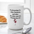 thumbnail image 6 of CafePress - Dreaming Of A White Chris - 15 oz Ceramic Large White Novelty Mug, 6 of 6