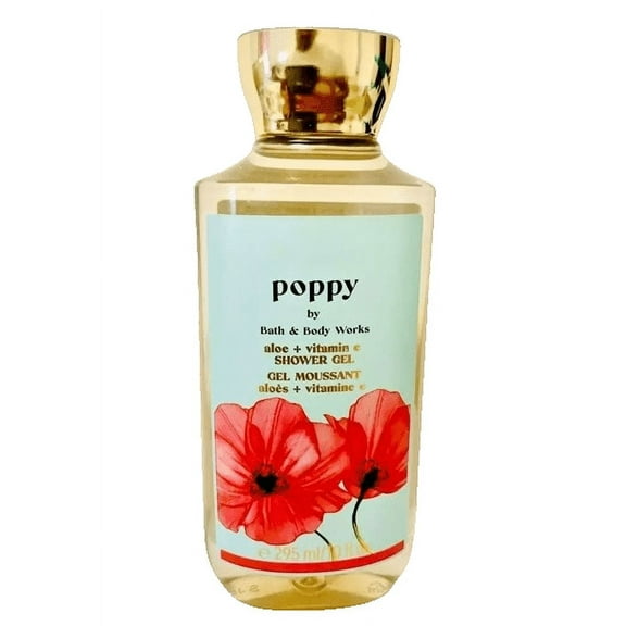 Bath & Body Works POPPY Shower Gel for Women of All Skin Types 10 fl oz