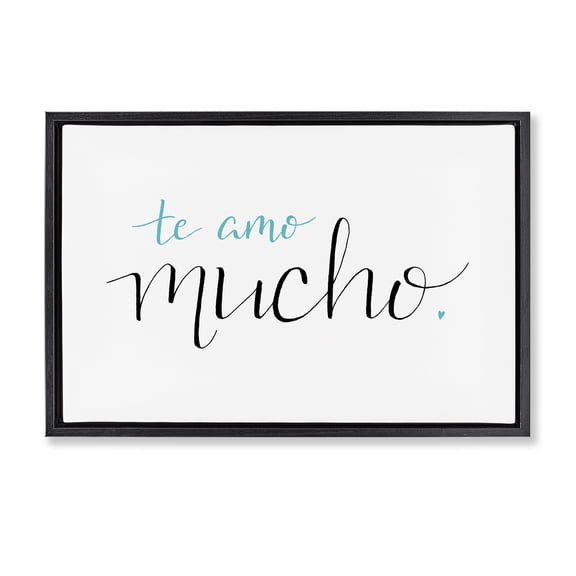 Stupell Industries Bohemian Black Floating Frame Canvas Art, 25 x 17, by SD Graphics Studio