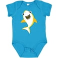 thumbnail image 3 of Inktastic Cute Shark, Little Shark, Yellow Shark Boys or Girls Baby Bodysuit, 3 of 5