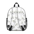 thumbnail image 3 of Unicorn and Wing White Pattern Backpack for School, Cute School Bag with Adjustable Shoulder Straps and Padded Back, 13.8"x11.4"x6", 3 of 5