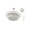White, variant on lanema 220V High Power Spirals Electric Heaters Fan Light Energy Saving E27 Remote Control Warm Air Lamp Ceiling Fan Light
