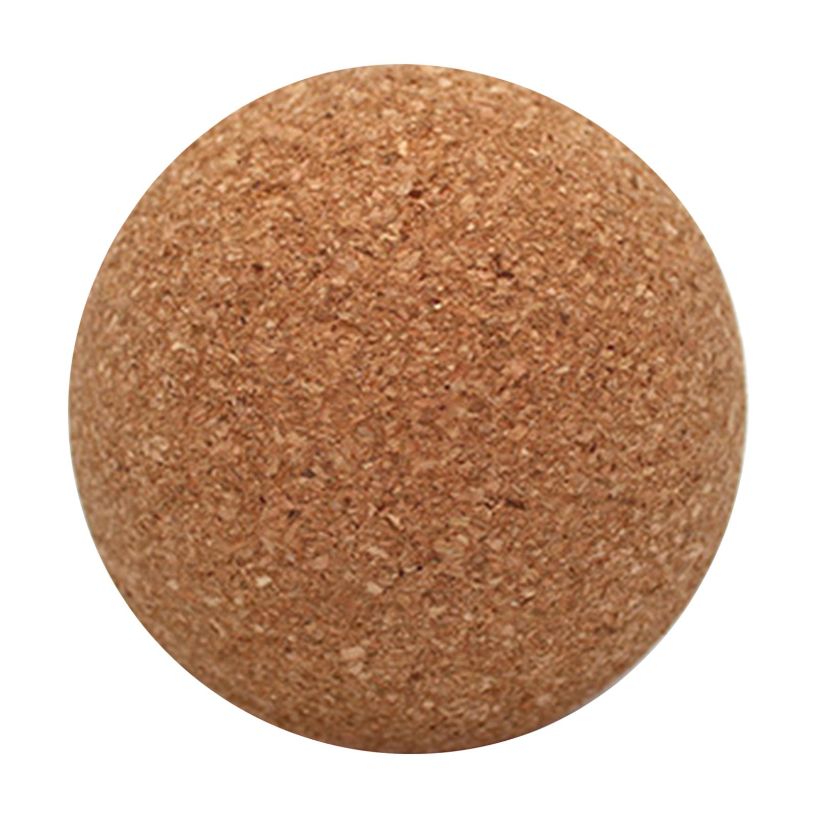 Cork Massage Ball Manual Lower Back Fitness Equipment Roller Portable Point Massage Ball Yoga Ball for Sports Fitness 10cm - image 2 of 8