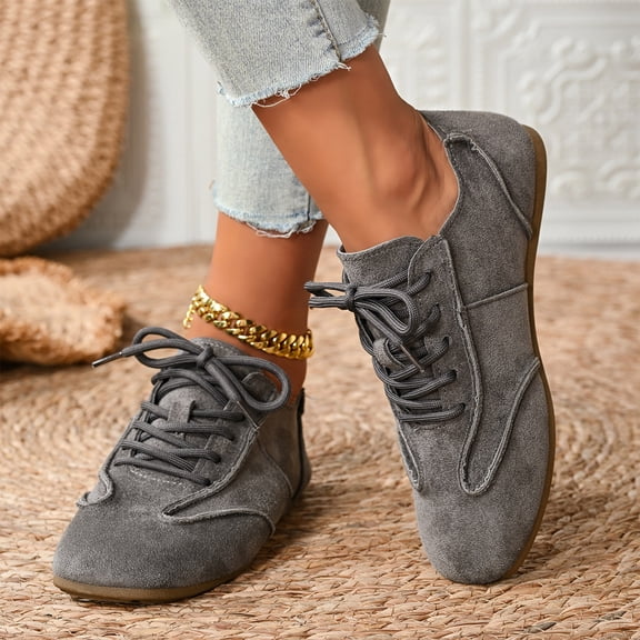 Willtoo Women's Retro Platform Sneakers Cute Running Shoes Rounde ToeThick Sole Casual Walking Shoes Lace Up Breathable Classic Trainers Shoes