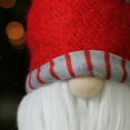 thumbnail image 2 of Northlight 16" Red and Grey Table Top Christmas Cone Gnome Decoration, 2 of 4