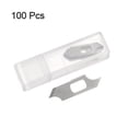 thumbnail image 3 of Unique Bargains Exacto Knife Blades Compass Hobby Knife Blades Precision Exacto Blades Hobby Knife Blade Refills 100 Pack, 3 of 7