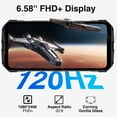 thumbnail image 6 of DOOGEE V MAX Plus 5G Rugged Smartphone, 22000mAh 36GB+512GB, 200MP+32MP+20MP Night Vision Rugged Cell Phone, Android 14 Rugged Phone, 6.58" FHD+120Hz IPS Screen, IP68/IP69K Waterproof Phone, NFC/OTG, 6 of 9
