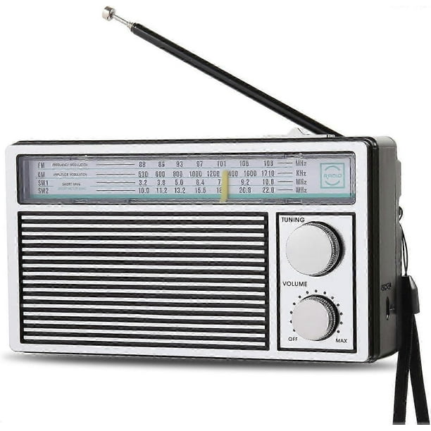 high quality Radios Portable AM FM Retro Radio, Transistor Radios with Loud