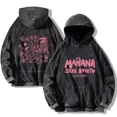 thumbnail image 2 of Sudadera con capucha lavada vintage Karol G, sudadera de hip hop Karol G Manana Sera Bonito, pulóver informal retro holgado para hombre y mujer, ropa de calle, 2 of 4