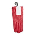 thumbnail image 2 of Time and Tru Women's 3 Point Gloves, L/XL, Red, PU, 2 of 3