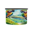 thumbnail image 2 of Wobogo Colorful Parrot Food Storage Jars 304 Food Grade Stainless Steel Canisters With Vacuum Airtight Lids for Coffee Snacks Nuts Cereal 900ML, 2 of 9