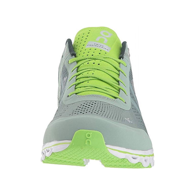On Cloudflow Mens Running Shoes White Blue Lime Green Swiss Engineering US 13 Men main image 3