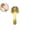 Gold, variant on Shell Shape Spoon Stainless Steel Short Handle Soup Spoon 3.8inch Scalloped Sugar Spoon for Condiments Dessert Tea Coffee