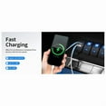 thumbnail image 4 of USB Rocker Switch 12V Waterproof USB C & QC 3.0 Dual Ports Outlet PD Charger Socket for Car UTV RZR RV Truck Marine, 4 of 6