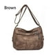 thumbnail image 1 of ¡Compra Ya y Ahorra Más!, Bolso de hombro multifuncional de gran capacidad Bolso de hombro de ocio de gran capacidad Bolso cruzado de cuero lavado Bolso de mamá de moda Akmoler, 1 of 8