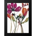 thumbnail image 2 of Goldberger, Jennifer 11x14 Black Modern Framed Museum Art Print Titled - Vivid Arrangement II, 2 of 5
