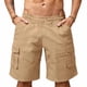 thumbnail image 1 of Ceisia Men's Relaxed Fit Cargo Shorts with Multi-Pocket & Elastic Drawstring Waist Gifts, 1 of 7