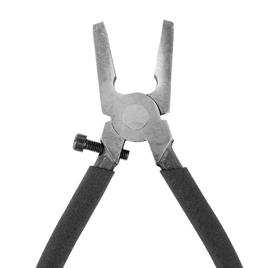 CEORPER Flat Nose Draw Tong Jewelry Pliers Wire Drawing Pliers with Adjustment Function