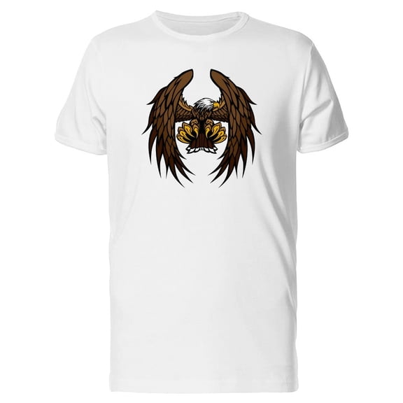 Amazing Eagle Mascot Cartoon Tee Men's -Image by Shutterstock