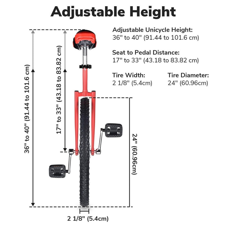 Yescom, Unicycle, 24