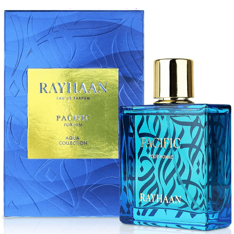 香水(男性用) RAYHAAN PACIFIC Eau De Parfum 100ml Rayhaan Pacific Eau De Parfum, Perfume for Men, 3.38 oz