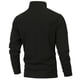 thumbnail image 4 of pstuiky camisas de manga larga para hombre, Camisa informal para hombre con media cremallera, color block, cuello alto y mangas largas camisetas de hombre s, 4 of 9