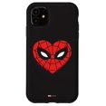 thumbnail image 1 of Funda para iPhone 11 con diseño de corazón de Spider-Man de Marvel, 1 of 3