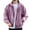 Purple, variant on Mens Coats And Jackets Autumn Winter Plaid Print Stank Long Sleeve Zip Up Casual Sports Loose Fit Coat Sportswear,Blue,M