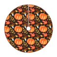 thumbnail image 1 of Fotbe Autumn Pumpkin Pattern Christmas Tree Skirt, Tree Skirts Plush Christmas Decorations, Christmas Tree Skirts Xmas Decorations Holiday Party Decor-30", 1 of 6