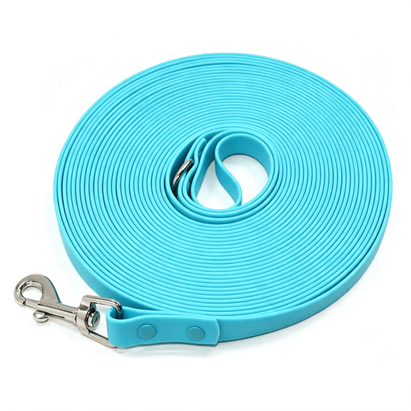 GASTROPOD Waterproof Long Dog Leash,Heavy Duty Biothane Dog Training Leash 6Ft 10Ft 15Ft 30Ft 50Ft,Easy to Clean Long Line Lead for Large Medium Small Dogs,Outdoor Recall (Mint Green,6Ft)