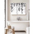thumbnail image 6 of Grey Ombre Botanical Wall Art for Living Room,Canvas Picture Wall Decor for Bathroom Bedroom,Watercolor Gray Pastoral Leaf Painting Artwork for Office Kitchen Hallway Dining Room Home Decor 12"x16", 6 of 8