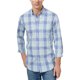 thumbnail image 1 of Club Room Camisa con botones a cuadros para hombre, azul, XXX-Large, 1 of 1
