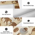 thumbnail image 6 of Leopard Outdoor Rug for Patio/Deck/Porch, Non-Slip Large Area Rug 3 x 5 Ft, Vintage Primitive Animals Indoor Outdoor Rugs Washable Area Rugs, Reversible Camping Rug Carpet Runner, 6 of 8