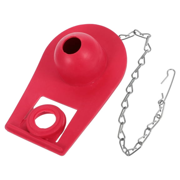 OUNONA American Toilet Flapper Replacement Universal Fit Silicone Flapper Chain and Seal Ideal for American Toilet and More Easy Installation