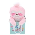 thumbnail image 2 of Sloth Plush in Tired as a Mother Gift Bag, Pink and Blue, Mother's Day by Way To Celebrate, 2 of 5