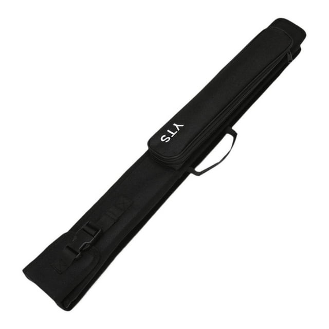 Estuche para taco de billar de 1/2 palo de billar ligero, accesorios de billar, estuche de transporte Negro