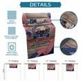 thumbnail image 6 of Anniversary USA Flag Table Runner 70 Inches, Eagle American Flag Brown Wood Bed Runner Dresser Scarves Tabletop for Indoor Outdoor Parties/Ceremony/Banquet, 13" x 70", 6 of 9