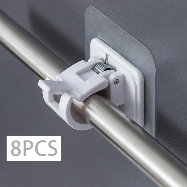 Paquete de soportes adhesivos para barra Gloria para cortinas