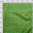 thumbnail image 2 of oneOone Cotton Flex Green Fabric Batik Fabric For Sewing Printed Craft Fabric By The Yard 40 Inch Wide - IA, 2 of 4