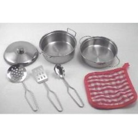  Toy  Pots And Pan Real Metal  Kitchen  Set  Kid Size Walmart com