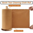thumbnail image 6 of Beartech 80 Pack Microfiber Kitchen Towels Cleaning Cloth Roll,Lint Free Rags & Tear Away Reusable Towels,Washable Shop Rags,Ultra Absorbent Dish Rags for Car Kitchen Window Garage-Dark Brown, 6 of 8