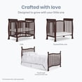 thumbnail image 5 of Dream On Me Piper 4-in-1 Convertible Mini Crib Espresso, 5 of 9