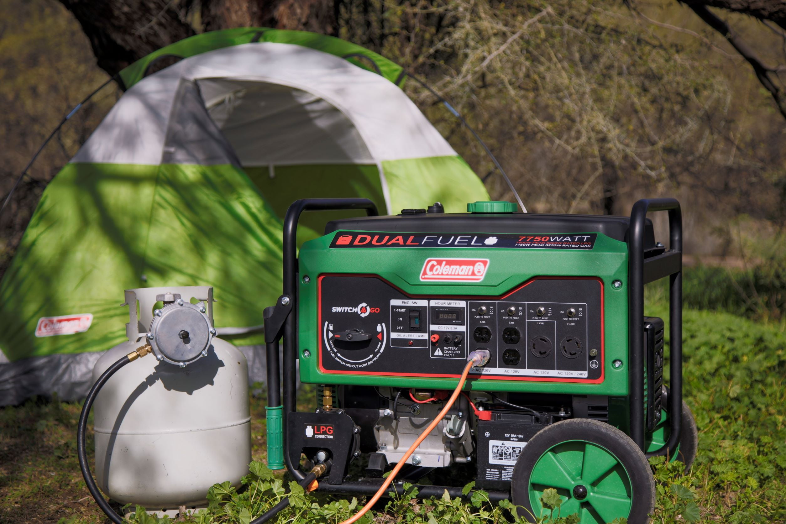 Coleman Powersports DF7750 7750w Gas Powered Power Ride-On Generator