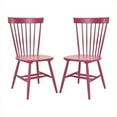 thumbnail image 1 of Safavieh Joslyn Oak  Dining Chair in Rasberry (Set Of 2), 1 of 5